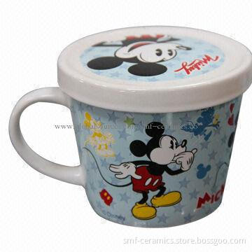 Mug with 16oz Capacity/Lid, Customized Designs Accepted